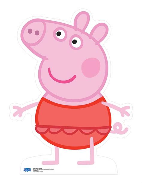 Peppa Pig wearing Swimsuit Lifesize Cardboard Cutout / Standup