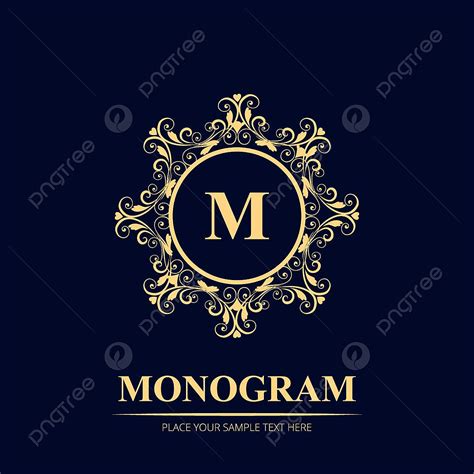 Wedding Logo Monogram Vector Hd Images, Monogram Wedding Logo Design, Logo, Monogram, Floral PNG ...