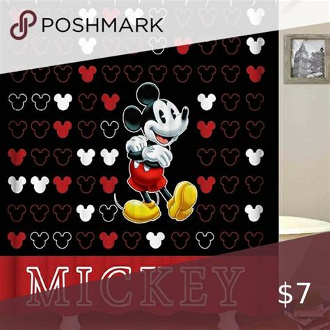 Mickey Mouse Shower Curtain | Mickey mouse shower curtain, Mickey, Colorful curtains