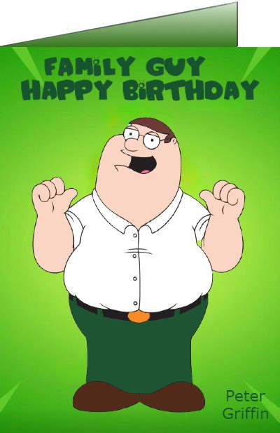 Family Guy - Peter Griffin Birthday ecards