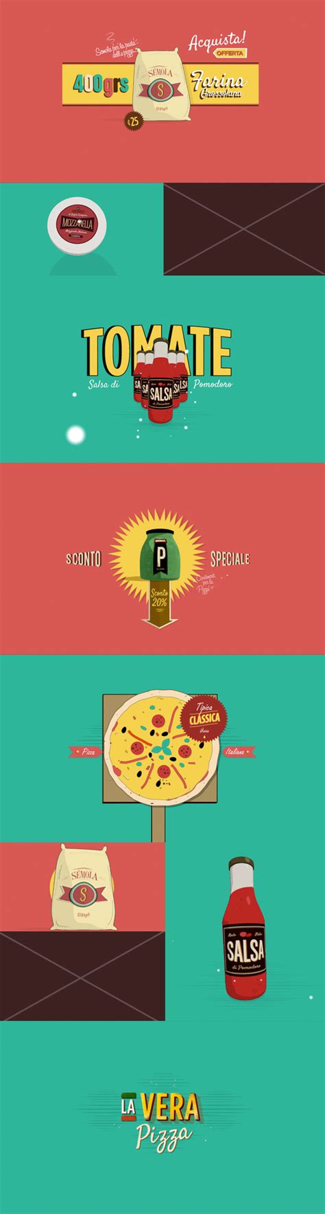 LA VERA PIZZA on Behance