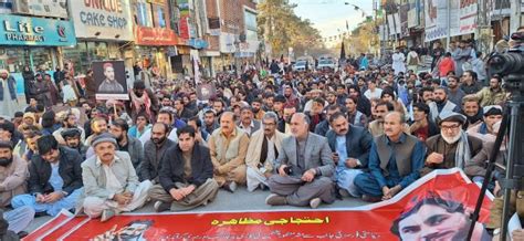 PTM protests against the arrest of Manzoor Pashteen in Quetta