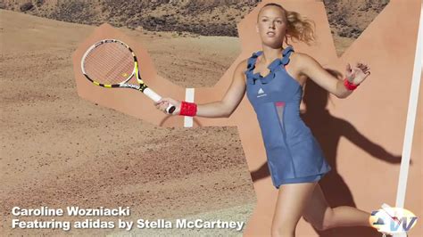 Caroline Wozniacki in adidas by Stella McCartney - YouTube