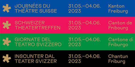 Journées du Théâtre Suisse - Maintenance