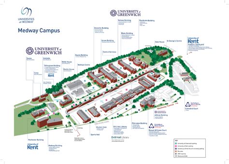 Medway Campus Map - Drill Hall Library