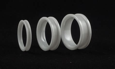 White Ceramic Ring Blanks | Ceramic rings, White ceramics, Unique items ...