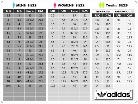 adidas superstar size chart | Adidas kids girls, Clothing size chart, Size chart