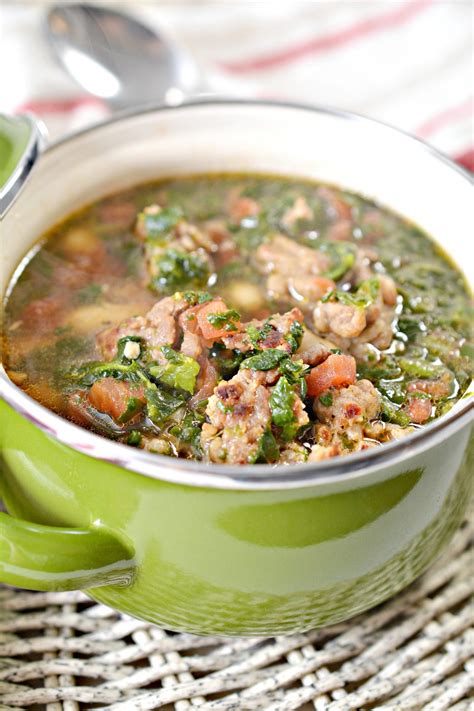 Instant Pot Smoked Sausage And Bean Soup - Sweet Pea's Kitchen