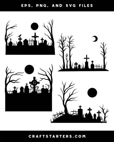 Graveyard Silhouette