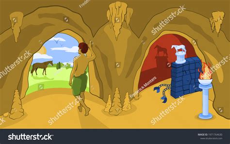 15 Plato Allegory Of The Cave Images, Stock Photos, 3D objects ...