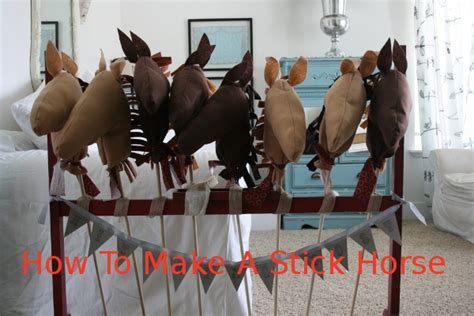 How to Make a Stick Horse - Hopeful Homemaker