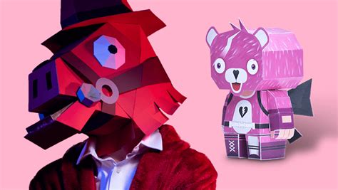 These papercraft Fortnite masks will help terrify your Valentine | AllGamers