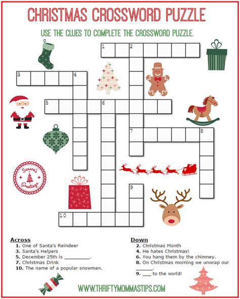 Free Printable Crossword Puzzles For Kids - Printable Templates Free