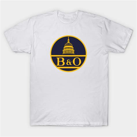 Vintage B&O railroad logo - Railroad - T-Shirt | TeePublic