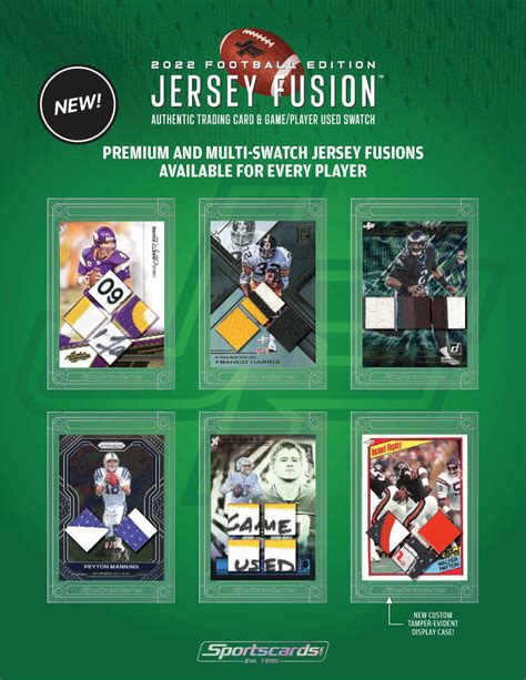 Jersey Fusion Football Series 1 Sealed Box - (1) Jersey Fusion Per Box - Sportscards.com