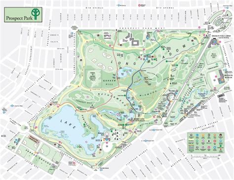 Prospect Park Map - Prospect Park Brooklyn New York • mappery