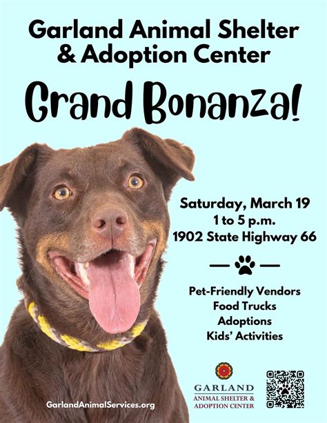 Garland Animal Shelter & Adoption Center Grand Bonanza - Friends of ...