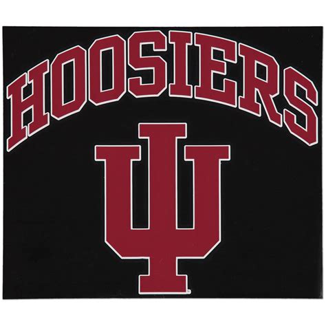 Indiana Hoosiers 12" x 12" Arched Logo Decal