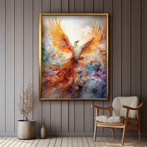 Phoenix Bird Art - Etsy