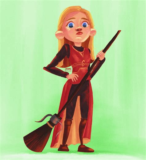 Ginny Weasley - Quidditch version on Behance