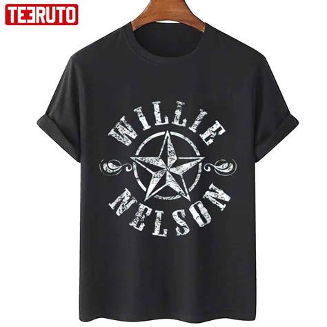 Willie Nelson Star Logo Unisex T-Shirt - Teeruto