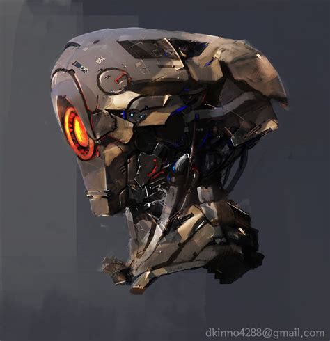 mech head, Jade Kwon | Robot design sketch, Robot concept art, Robot design