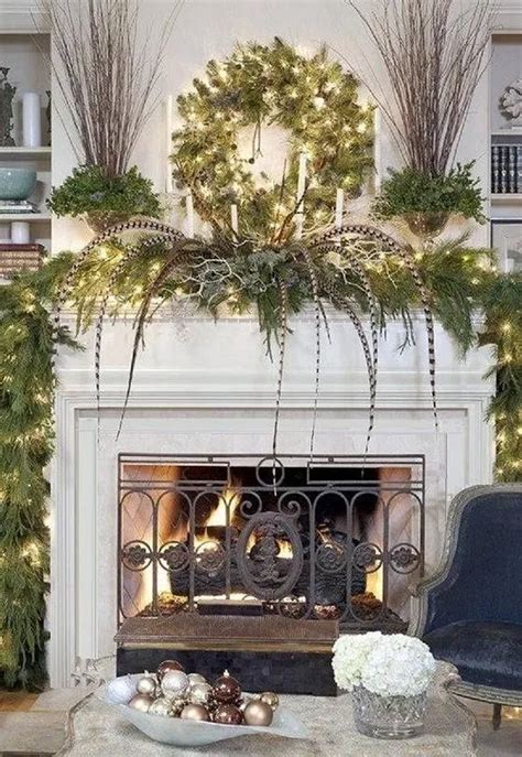 134 christmas in our christmas garland - page 4 ~ Modern House Design | Christmas fireplace ...