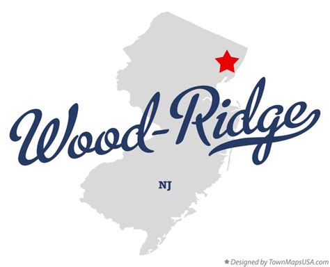 Map of Wood-Ridge, NJ, New Jersey