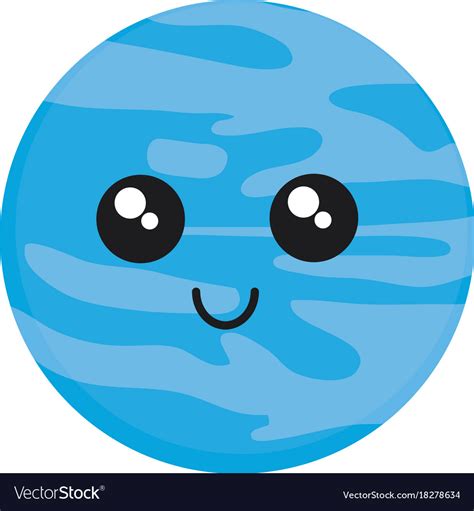 Kawaii planets design Royalty Free Vector Image