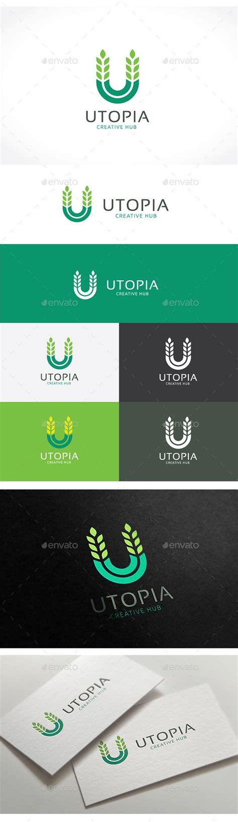 Utopia Creative Design in 2023 | Creative design, Letter logo, Logo ...