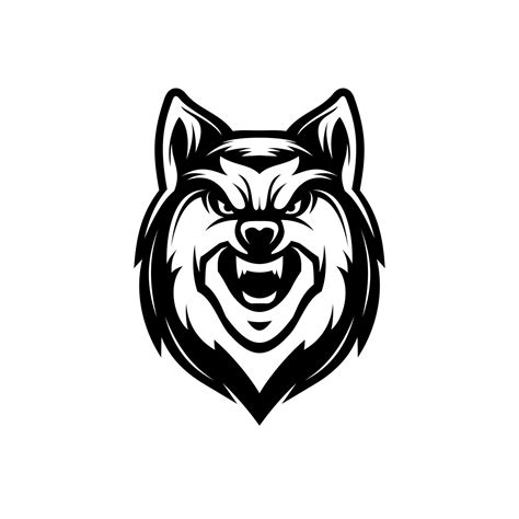 wolf vector logo illustration 15733621 Vector Art at Vecteezy