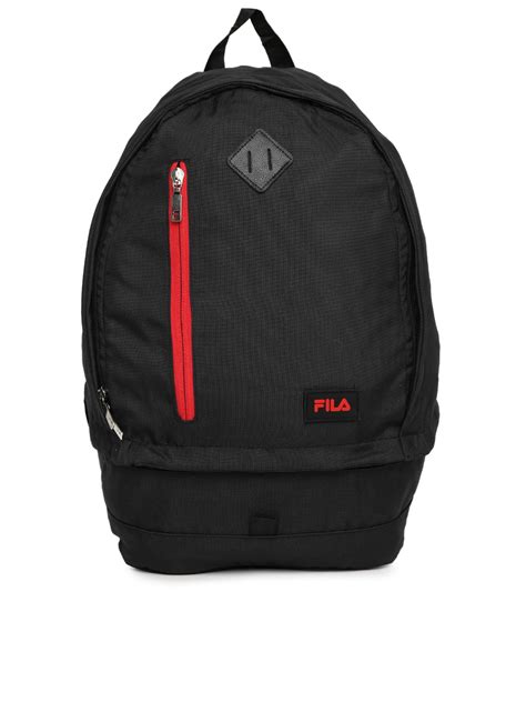 Buy FILA Unisex Black Backpack - Backpacks for Unisex 1275335 | Myntra