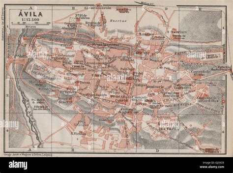 Avila spain map hi-res stock photography and images - Alamy