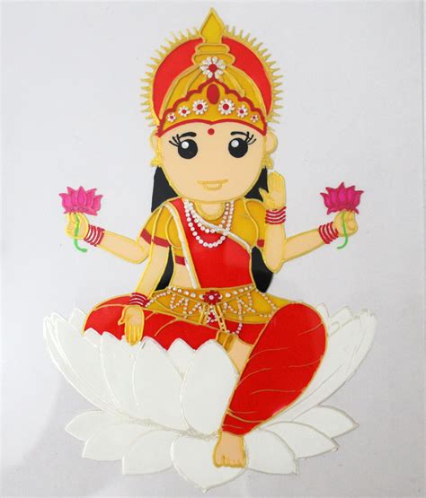 MAA LAKSHMI GLASS PAINTING FOR BEGINNERS