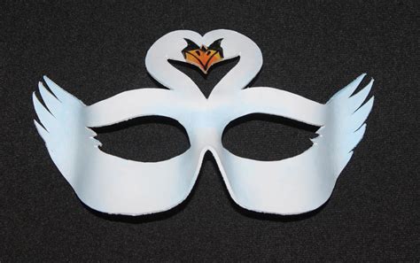 Leather Swan Mask by themotleymasquerade on DeviantArt