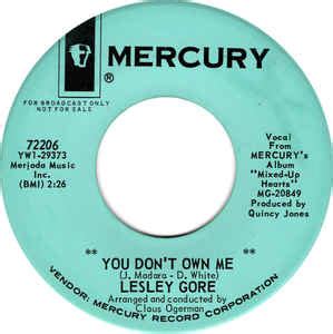 Lesley Gore - You Don't Own Me (1963, Vinyl) | Discogs