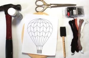 String Art for Kids: Make a Hot Air Balloon | Woo! Jr. Kids Activities : Children's Publishing