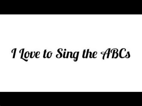 Busy Beavers - I Love to Sing the ABCs - YouTube