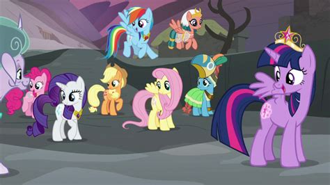 Image - Mane Six's cutie marks glowing again S7E26.png | My Little Pony Friendship is Magic Wiki ...