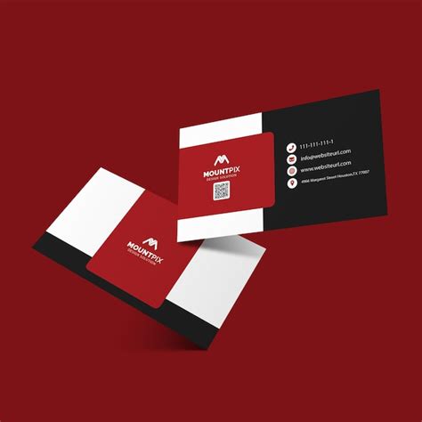 Premium PSD | Professional creative business card template