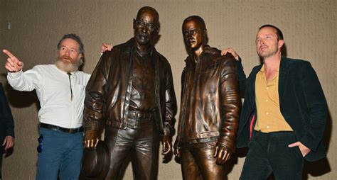 'Breaking Bad' Statues Unveiled In Albuquerque With Bryan Cranston,...