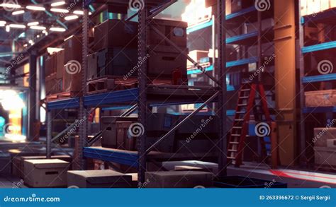 Warehouse Industrial and Logistics Companies 9 Stock Footage - Video of ...