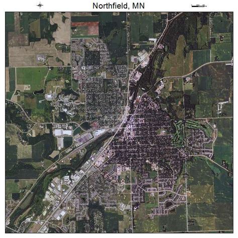 Aerial Photography Map of Northfield, MN Minnesota