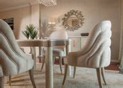 Exclusive Estremoz Marble Top Luxury Designer Dining Table Sets 4 chai – Fertini