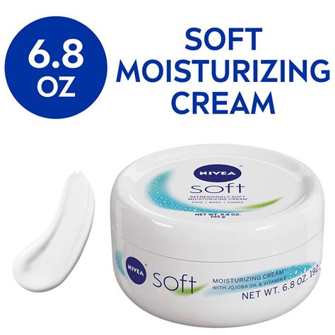 NIVEA Soft Cream, Refreshingly Soft Moisturizing Cream, Body Cream ...