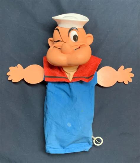 POPEYE THE SAILOR MAN PULLSTRING TALKING PUPPET DOLL Mattel 1967 See Description $99.99 - PicClick