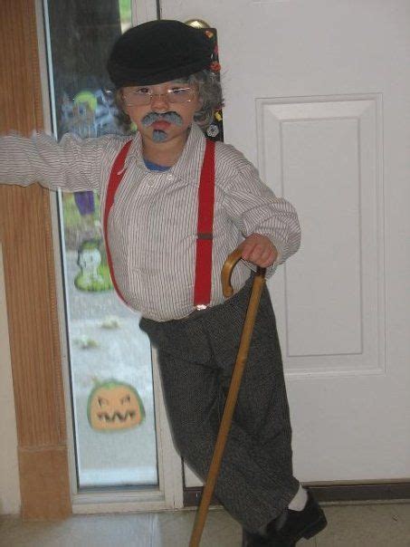 Old man costume | Old man costume, Boy costumes, Old lady costume