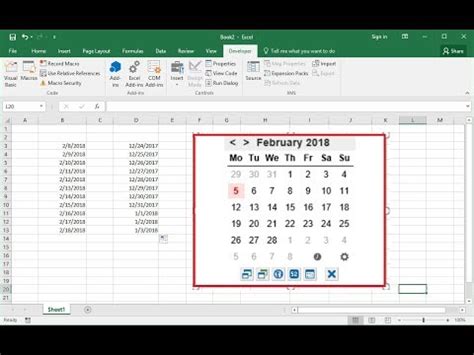 Smart Drop Down Calendar In Excel 2007 Task List Templates