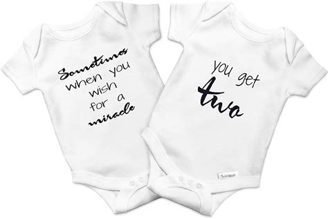 Twinstuff Twin Baby Onesies - Twin Boy Girl Baby India | Ubuy