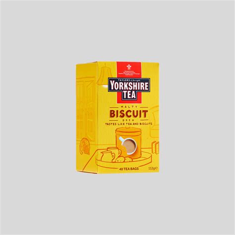 Yorkshire Malty Biscuit Brew 40 Tea bags – UK Foods